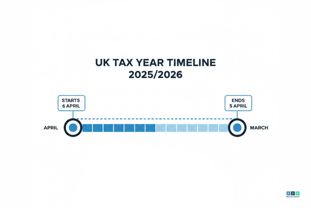 What are the exact start and end dates of the UK tax year?