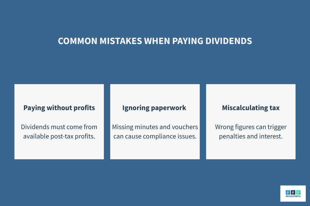 Common Mistakes When Taking Dividends from a Limited Company