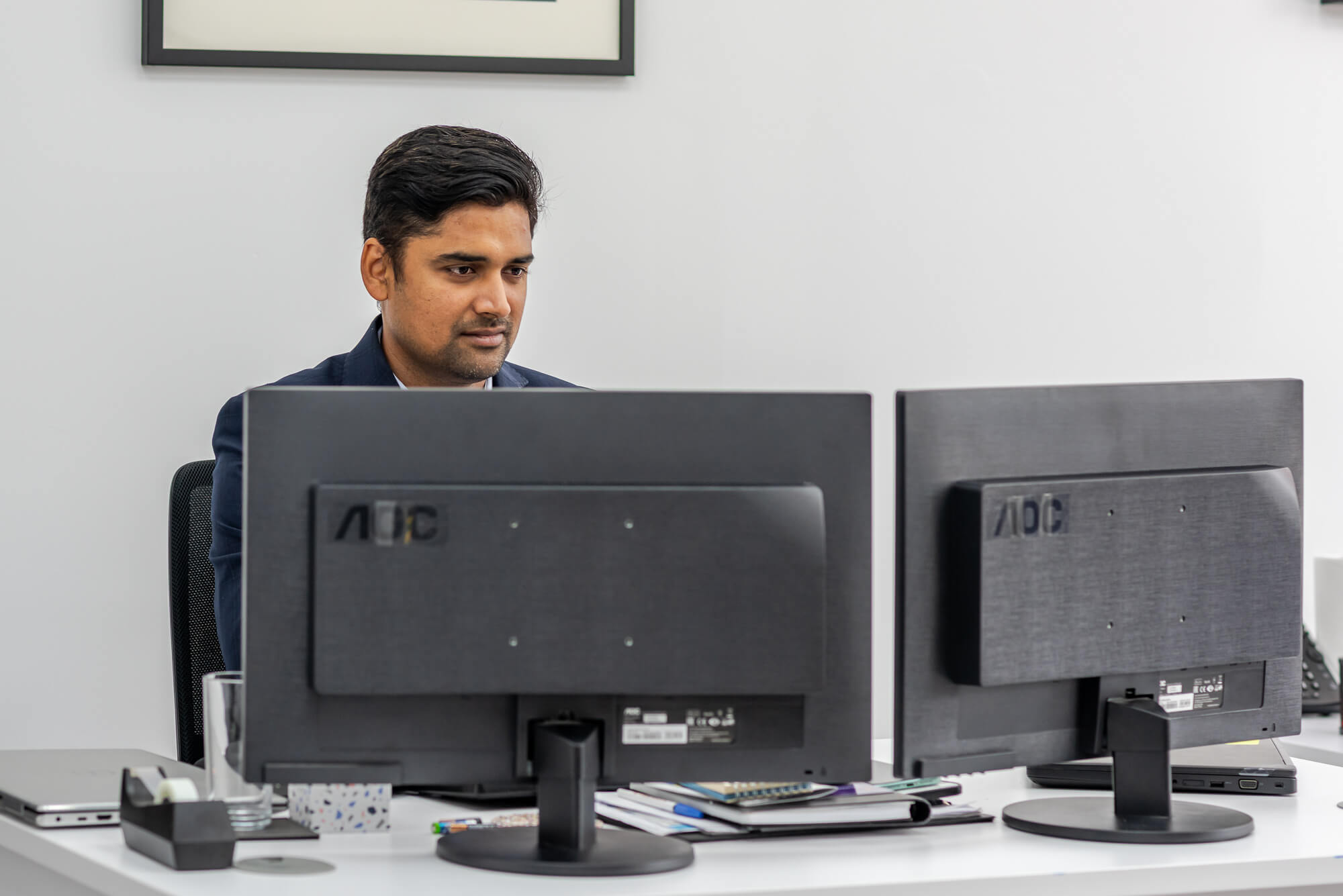Om Prakash working at ARB Accountants office