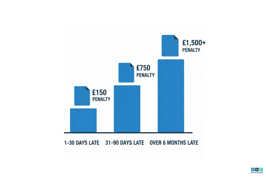 How Are Penalties Calculated for Late Filing of Annual Accounts?