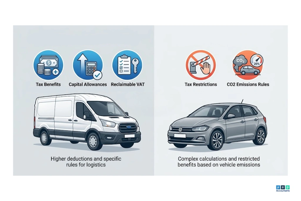 Why Buying a Van as a Sole Trader Is Treated Differently to a Car